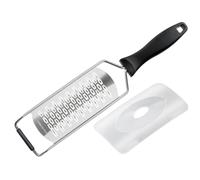 Fackelmann FM Professional 22242 Râpe à fromage coupe grossière, Râpe à fromage, Râpe à légume, Râpe à légumes manuelle, Râpe cuisine, Râpe, Acier inoxydable, Plastique, 32 x 6,5 x 2,5 cm