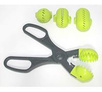 Fackelmann Food & More pince modeler croquettes et boulettes, pales en ABS, Gris marengo et Vert
