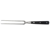 Fackelmann Fourchette à viande pour Steaks, rôtis et légumes - Fourchette à Barbecue à Dents Longues - Argenté - Acier inoxydable - 30 cm