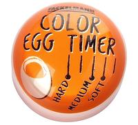 FACKELMANN Indicateur de Cuisson des œufs, Plastique, Orange/Blanc/Noir, env. 4,5 x 3,1 cm