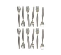 Fackelmann Lot de 12 fourchettes à huîtres en inox 12,5 cm