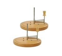 Fackelmann Lot de 2 girolles à fromage avec plateau