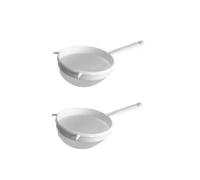 Fackelmann Lot de 2 passoires de cuisine 17 cm en plastique | Plastique léger pour une prise en main facile, Diamètre 17 cm pour égoutter pâtes légumes et fruits, Fackelmann Arcadalina