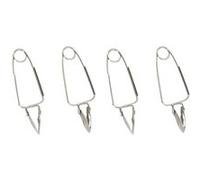 Fackelmann Lot de 4 pinces à escargots - Acier inoxydable Inox