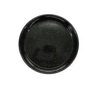 Fackelmann Moule à manqué émaillé Noir 26 cm | Cuisson homogène, Démoulage facile, Format rond 26 cm, Hauteur 4,5 cm, Passe au lave-vaisselle, Acier