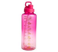 FACKELMANN Paris Hilton Gourde de motivation de 1,8 l en rose - Phrases inspirantes, anti-fuite, idéale pour le sport et la vie quotidienne, plastique, 115 x 10 x 32 mm