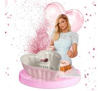 FACKELMANN Paris Hilton Moule à gâteau en fonte d'aluminium avec revêtement antiadhésif en céramique - Résultats de cuisson uniformes - 26 x 285 x 10 mm - Forme de cœur - Passe au lave-vaisselle