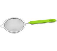 Fackelmann Passoire en Acier Inoxydable/Plastique, Vert/Argent, 18,5 x 7 x 3 cm