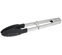 FACKELMANN Pince Multi-usages pour Barbecue et Cuisine - Pince de Taille Pratique, résistante à la Chaleur jusqu'à 270 °C - Pince de Cuisine adaptée aux casseroles et poêles à revêtement argenté/Noir