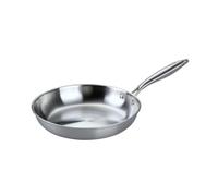 Fackelmann Vita3 Cuisinière en acier inoxydable triply avec triple fond diffuseur, sans antiadhésif, sans PFA, convient pour induction, gaz, vitro et four, étanchéité parfaite, lave-vaisselle 28 cm