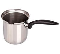 FACKELMANN Pot à café et à Lait 800 ML, Acier Inoxydable, Noir/Argent, diamètre env. 9 cm