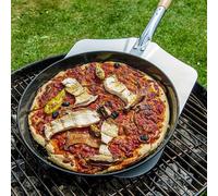 Fackelmann Profesional Pelle à pizza professionnelle 90 cm aluminium et bois, légèrement inclinée