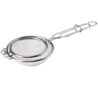 Fackelmann Set 2 passoires 8 et 10 cm. avec adaptation pour être utilisé comme moule pour nids de pommes de terre 26 x 10 x 4,5 cm, acier inoxydable. 1 pièce