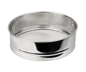 Fackelmann Tamis de Cuisine Extra Fin en Inox pour Farine 18 cm | Poudres sans grumeaux, Maille extra fine, Inox robuste, Format 18 x 5 cm, Nettoyage au lave vaisselle