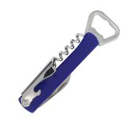 Fackelmann Tire-bouchon limonadier Bar Concept – Acier inoxydable et plastique – Jaune/Bleu 13,5 cm