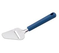 Fackelmann Trancheuse à fromage essentielle, lame en acier inoxydable pour tranches de fromage fin, poignée ergonomique, passe au lave-vaisselle, antirouille, bleu foncé