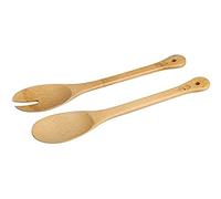 Fackelmann "Tropical Couverts à Salade Ensemble, Bambou, Beige, 34 cm
