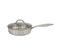 Fackelmann Vita3 Cuisinière en acier inoxydable triply avec triple fond diffuseur, sans antiadhésif, sans PFA, convient pour induction, gaz, vitro et four, étanchéité parfaite, lave-vaisselle 28 cm