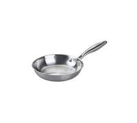 Fackelmann Vita3 Cuisinière en acier inoxydable triply avec triple fond diffuseur, sans antiadhésif, sans PFA, convient pour induction, gaz, vitro et four, étanchéité parfaite, lave-vaisselle 28 cm