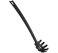 Fackelmann Wok Pasta Asia Line, Ustensiles de Cuisine en Plastique, cuillère pour casseroles et poêles enduites (Couleur : Noir), quantité : 1 pièce, env. 32 cm