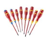 Facom Jeu de 8 tournevis ATB.J8TVE Protwist Slim Borneo isolés 1000V pour empreintes mixtes