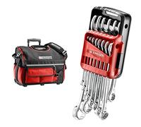 FACOM BS.R20PB BS.R20PB Trousse à Outils Trolley Dimensions (L x H x P) & Jeu de 14 Clés Mixtes - 440.JP14PB - Clefs Mixtes Métriques - Dimensions de 7 à 24 mm - Compact et Facile à Utiliser