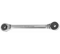 FACOM liquet Porte-Embout 1/4" / 5/16" - 65.PE - Convient pour Fixations Aéronautiques - Maintien de l'Embout par Clip - Angle de Reprise 5° - Tête Inclinée 15° et Moletée - Chrome Satiné