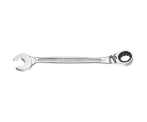 FACOM Clé mixte à cliquet plate compacte et réversible par levier - 14 mm - longueur 190 mm