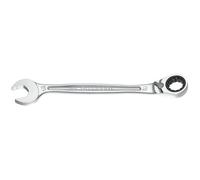 FACOM Clé mixte à cliquet plate compacte et réversible par levier - 17 mm - longueur 220 mm