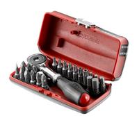 FACOM Coffret porte embout à cliquet manche rotatif et 22 embouts de vissage R.PE360J22PB