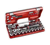 FACOM Coffret cliquet extensible 1/2” et douilles 1/2" 6 pans métriques DBox SXL.DBOX3PB