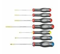 FACOM Coffret de 7 Tournevis Protwist - Poignées Ergonomiques Antidérapantes - Cruciforme Phillips + Pozidriv + Plat Fente - At.7Pb