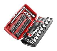 FACOM Coffret Serrage-Vissage Nano 1/4 "" R.360NANOPB - 37 Outils - Cliquet 1/4 "" à Manche Rotatif R.360 - Nettoyage Facile