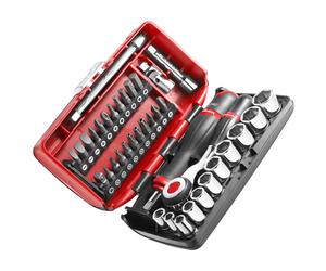 FACOM Coffret de clés à cliquet 1/4'' carré 38 outils R.360NANOPB
