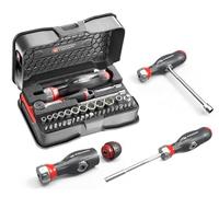 FACOM - Coffret de douilles et porte-embouts 1/4 "MIXTES" - R.161-6ATCL3PB
