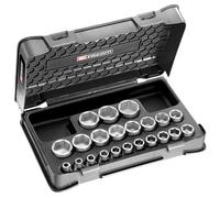 Facom Jeu de douilles métriques 6 pans Facom 1/2", 22 pcs. Quantité:1