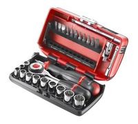 Facom Facom Jeu de clés à douille 1/4" 6 pans, 28 pcs Quantité:1