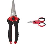 FACOM - Coupe-Tout Haute Précision - 980 & Paire de Ciseaux d’Électriciens Gainés - 841A.4 - Branches Surmoulées Bi-Matière Ergonomique