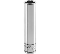 FACOM - Douille 1/4" Longues 6 Pans Métriques - Diamètre 14,3mm - R.10LA - Profil OGV - Protège les Vis et Dévisses Arrondies - Convient à un Usage Professionnel - Matériau Durable de Qualité