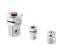 Facom Adaptateurs pour clés 467 – 10 mm (6 pans, 1/4" carré) & 19 mm (1/2" carré)