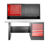 Facom Facom Établi haut JLS3 7 tiroirs + dessus, INOX Quantité:1