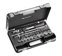 Coffret douilles 1/2 12 pans métriques S.161B FACOM - 26 pièces - S.161-4P12"