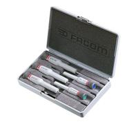 Facom Facom MICRO-TECH® Tournevis à main pour visseuses TX Set dans boîte plastique, 5 pièces Quantité:1