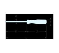 Facom Facom Tournevis ISORYL fente 8 mm Quantité:1