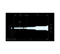 Facom Tournevis manuel AEF Micro 1,8 x 35 mm antistatique – 1 pièce