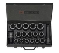 Facom Gamme Facom 3/4" IMPACT - Eléments d'entraînement, clé hexagonale pouces Boîtier métallique, 18 pcs. Quantité:1