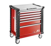 Facom - Servante d'atelier JET.6M4A - 6 tiroirs, 4 modules par tiroir - Rouge