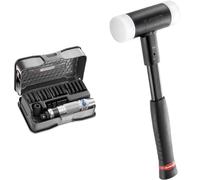 FACOM - Jeu de 21 Tournevis à Frapper Entraînement 1/2" avec Embouts au Profil TORX, Pozidriv & Massette 698 g Sans Rebond à Embout Interchangeable 35mm - 212A.35
