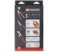 Facom Jeu de 3 pinces CPE 181A-192A-185A bec rond, diagonale, multiprise – CPE.A5PB