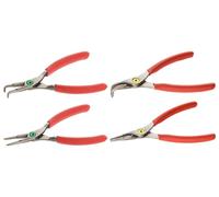 FACOM Jeu de 4 pinces pour Circlips - becs droits et becs coudés à 90° - 18 à 60 mm